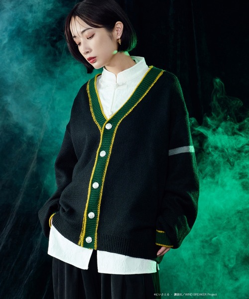 Ellno Loset（エルノロゼット） カーディガン 「WIND BREAKERコラボ