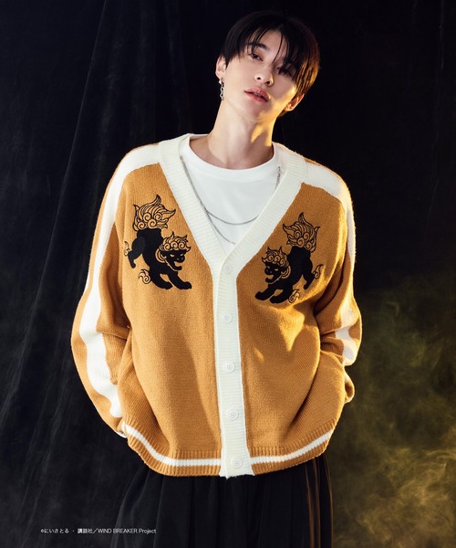 Ellno Loset（エルノロゼット） カーディガン 「WIND BREAKERコラボ