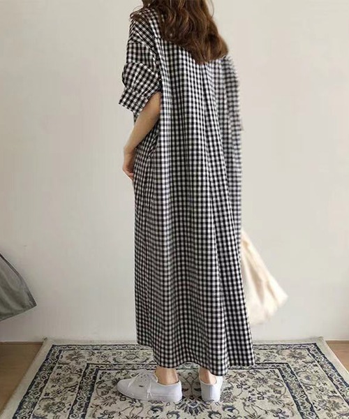 「STYLEBLOCK」 半袖ワンピース S ブラック レディース_画像5