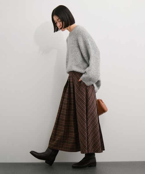 LE CERCLE par rope' スカート TRプリーツスカート/セットアップ対応