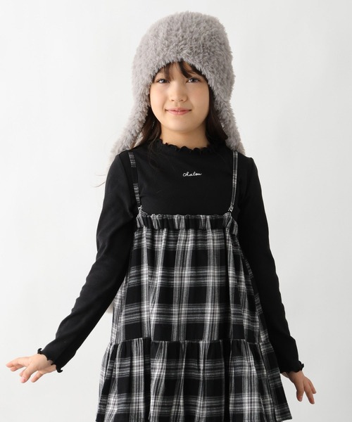 GLOBAL WORK（グローバルワーク） tシャツ 温度調節テレコメロー長袖 