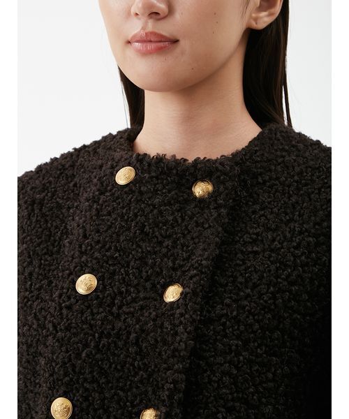 Mila Owen（ミラオーウェン） ジャケット ノーカラージャケット 金釦