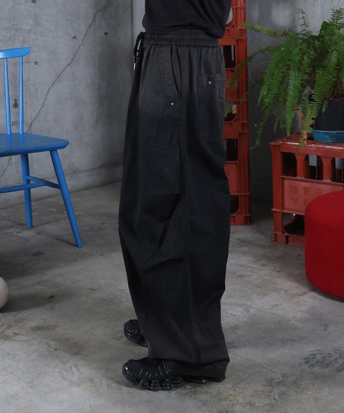 パンツ AW フェード加工 バルーンパンツ メンズ レディース ユニ