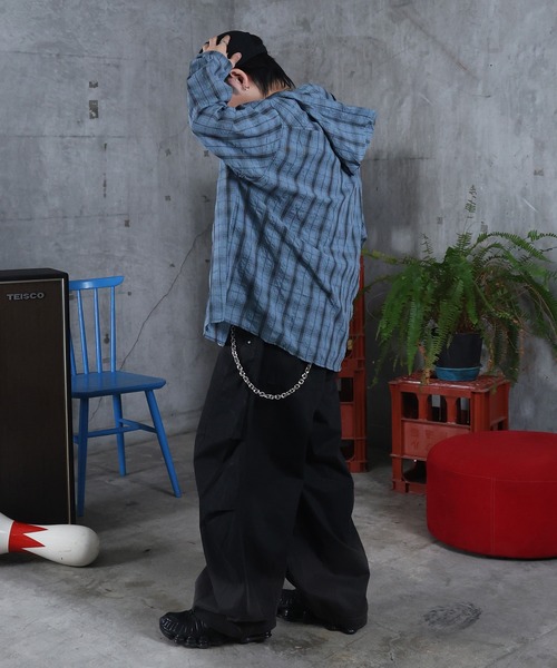 パンツ AW フェード加工 バルーンパンツ メンズ レディース ユニ