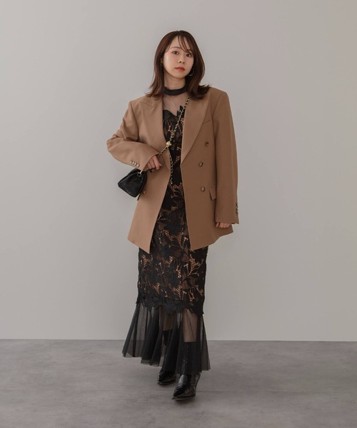 「Leja」 半袖ワンピース 1 ブラック レディース_画像3