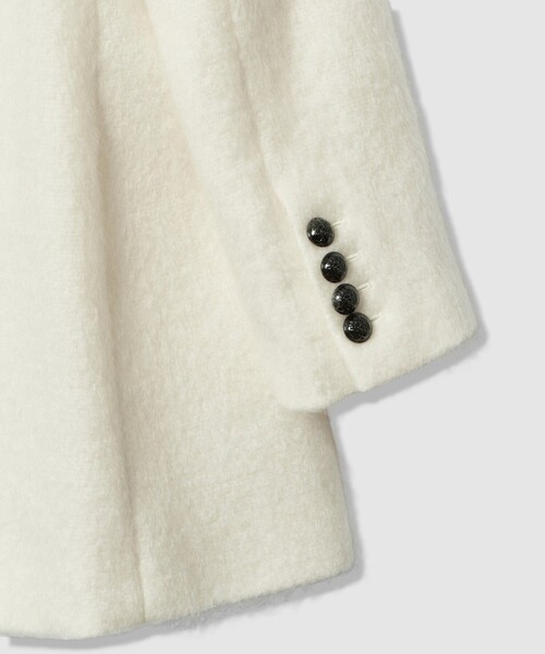 allureville（アルアバイル） コート チェスターコート シャギーハーフ