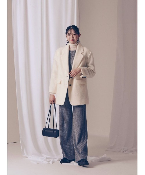 allureville（アルアバイル） コート チェスターコート シャギーハーフ