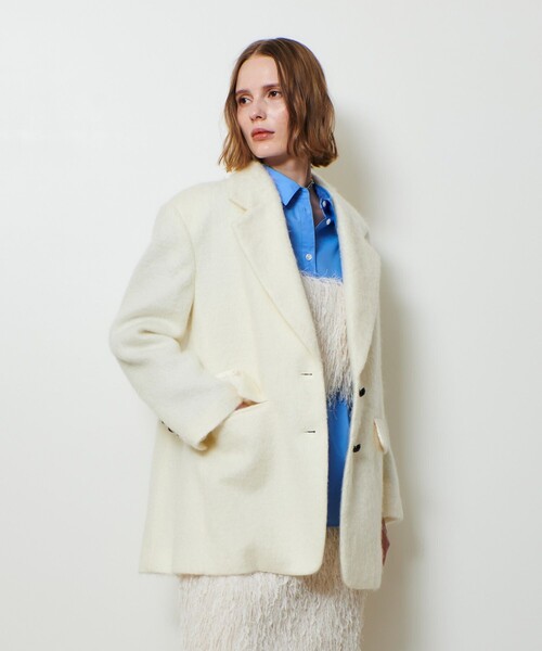 allureville（アルアバイル） コート チェスターコート シャギーハーフ