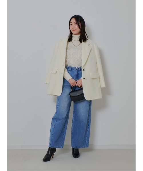 allureville（アルアバイル） ダッフルコート コート シャギーハーフ