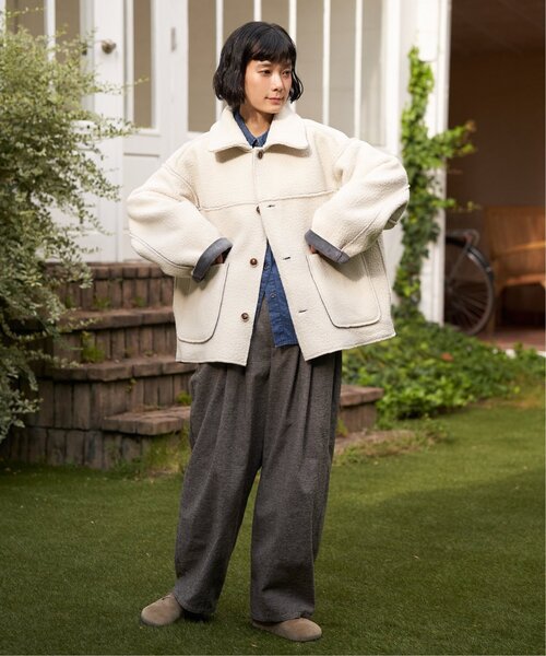 LBC（エルビーシー） ブルゾン アウター 「数量限定」ボアコーデュロイ