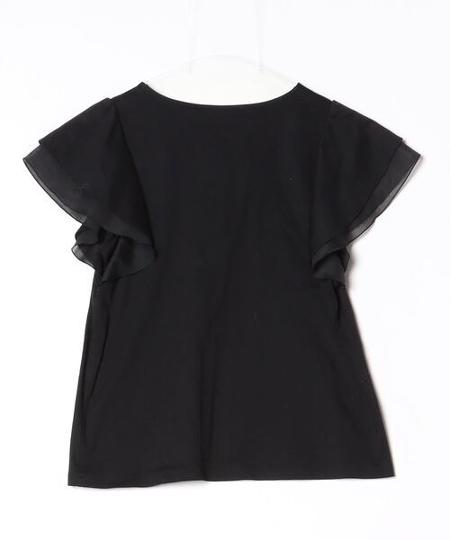 「LOULOU WILLOUGHBY」 半袖Tシャツ 2 ブラック レディース_画像2