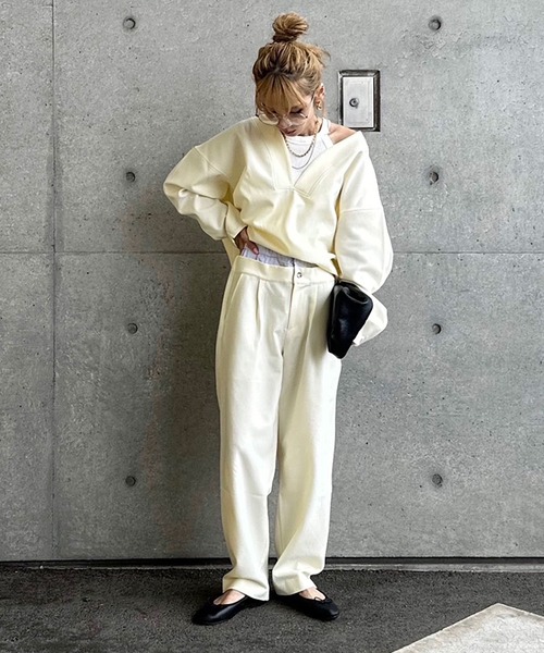 INTERPLAY（インタープレイ） パンツ 「INTERPLAY x AYA」Double waist