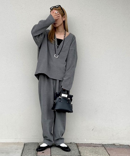 INTERPLAY（インタープレイ） パンツ 「INTERPLAY x AYA」Double waist