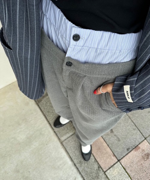 INTERPLAY（インタープレイ） パンツ 「INTERPLAY x AYA」Double waist