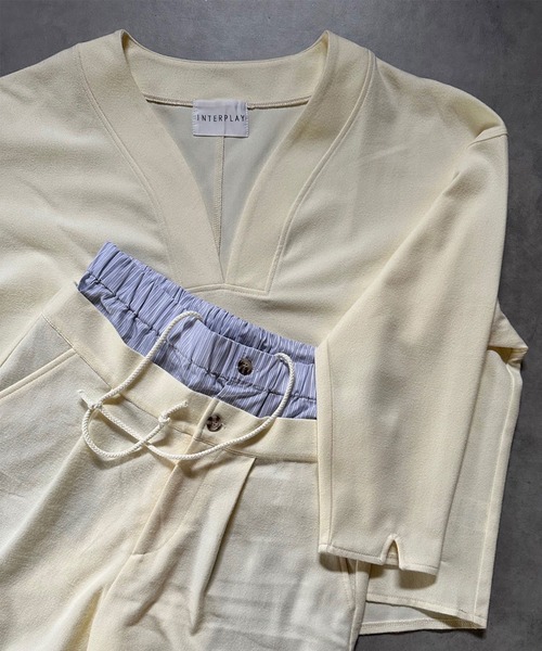 INTERPLAY（インタープレイ） パンツ 「INTERPLAY x AYA」Double waist