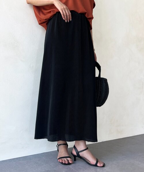 「Chez toi」 フレアスカート FREE ブルー レディース_画像3