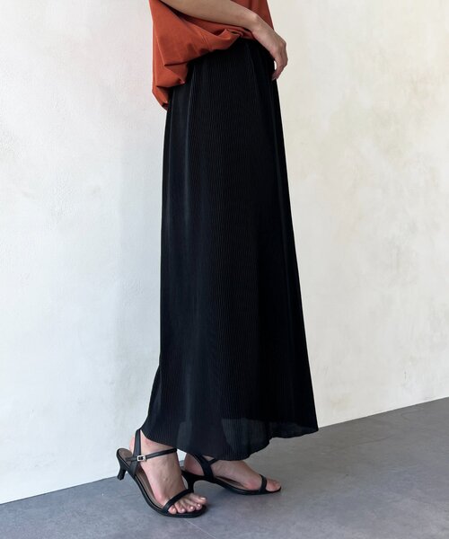 「Chez toi」 フレアスカート FREE ブルー レディース_画像4