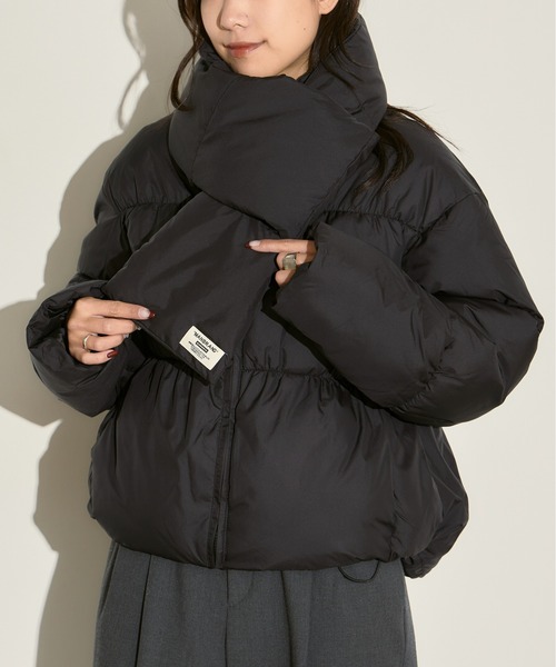 クレドナ　ダウンジャケット　マフラー付き H.TOKYO ダウンコート ダウンジャケット マフラー付きダウンジャケット