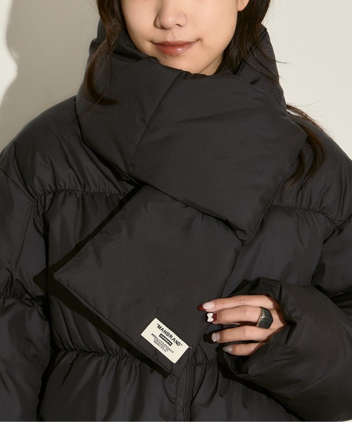 H.TOKYO ダウンコート ダウンジャケット マフラー付きダウンジャケット