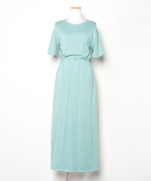 Mila Owen（ミラオーウェン） ニットワンピース 1 グリーン レディース