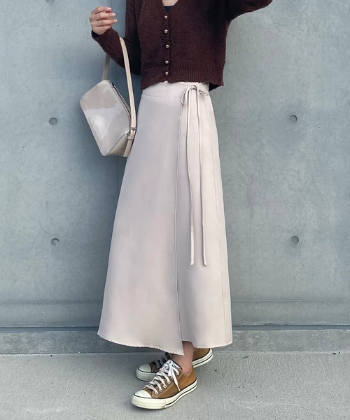 「LAUIR」 スカート LARGE ベージュ レディース_画像5