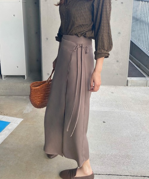 「LAUIR」 スカート LARGE ベージュ レディース_画像9