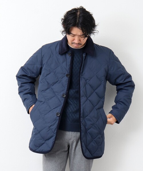 TAION（タイオン） ダウンジャケット M ネイビー メンズ : ZOZOTOWN