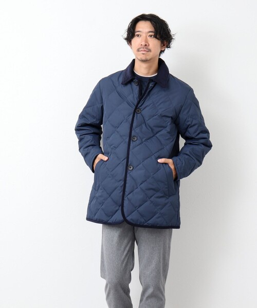 TAION（タイオン） ダウンジャケット M ネイビー メンズ : ZOZOTOWN