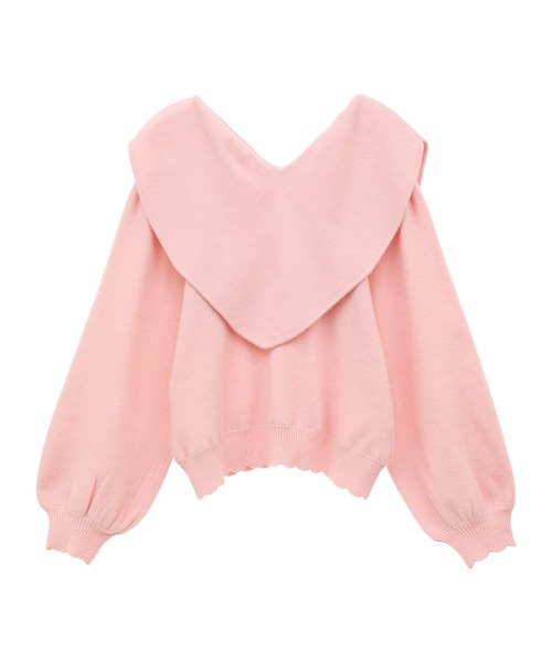 「Candy Stripper」 長袖ニット 2 ピンク レディース_画像3