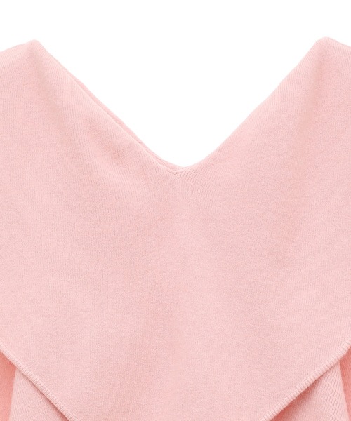 「Candy Stripper」 長袖ニット 2 ピンク レディース_画像9