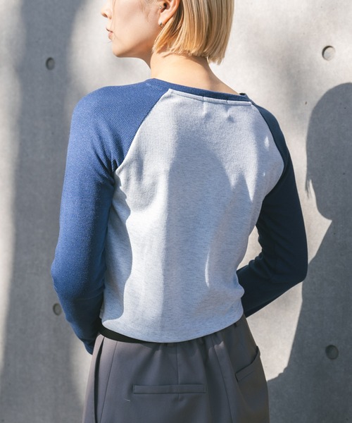 「MIEL CRISHUNANT」 長袖カットソー FREE ホワイト レディース_画像7