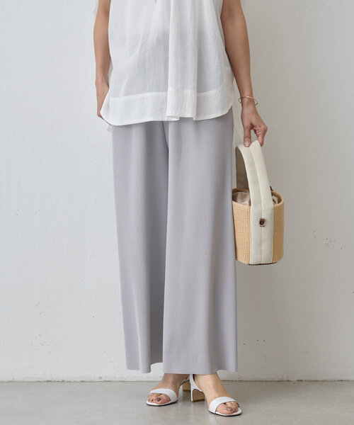 BEARDSLEY（ビアズリー） イージーパンツ 1 ライトグレー レディース