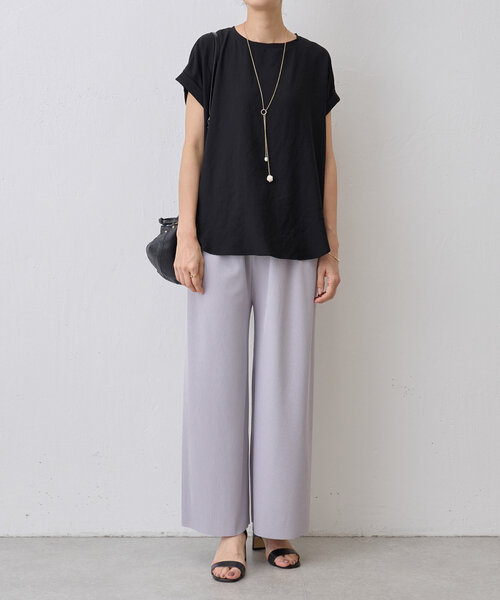 BEARDSLEY（ビアズリー） イージーパンツ 1 ライトグレー レディース