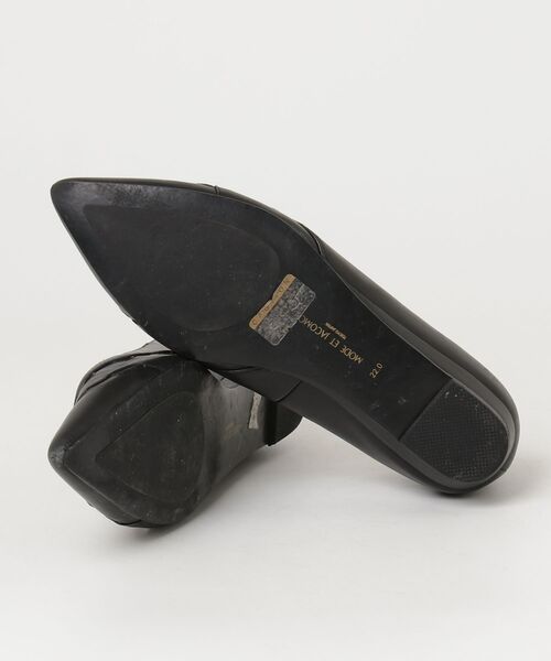 Mode et Jacomo（モードエジャコモ） フラットパンプス 22cm ブラック