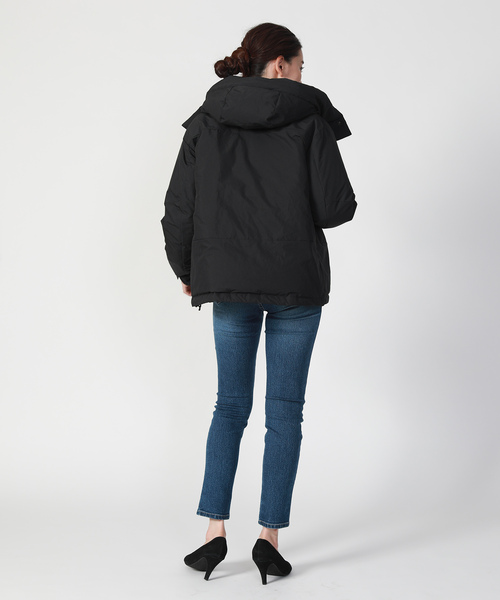 FIRST DOWN ダウンジャケット　Sサイズ　黒　レディース FIRST DOWN（ファーストダウン） ダウンジャケット FREE ブラック