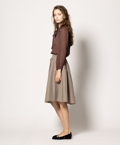 TOCCA ホワイトリボン付き長袖ブラウス TOCCA（トッカ） 長袖ブラウス 4 ホワイト レディース : ZOZOTOWN