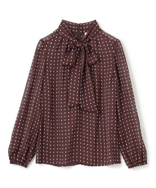 TOCCA ホワイトリボン付き長袖ブラウス TOCCA（トッカ） 長袖ブラウス 4 ホワイト レディース : ZOZOTOWN