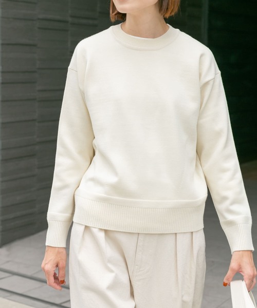 「FORK&SPOON」 長袖ニット 1 ブルー レディース_画像4