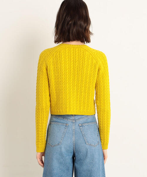 「MACPHEE」 長袖ニット S ライトブルー レディース_画像7