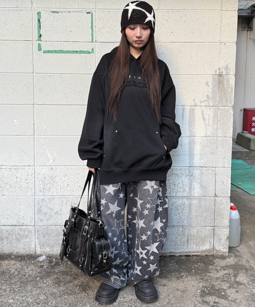 パーカー スタースタッズパーカー レディース メンズ : ZOZOTOWN Yahoo