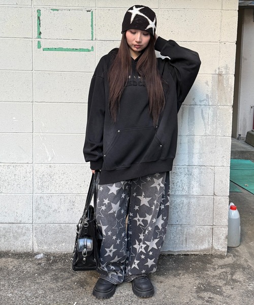 パーカー スタースタッズパーカー レディース メンズ : ZOZOTOWN Yahoo