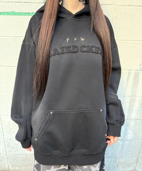 パーカー スタースタッズパーカー レディース メンズ : ZOZOTOWN Yahoo