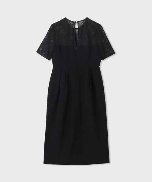 「GRACE CONTINENTAL」 半袖ワンピース 36 ブルー レディースの画像