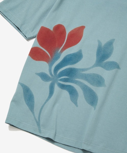 「rehacer」 半袖Tシャツ MEDIUM ブルー メンズ_画像8