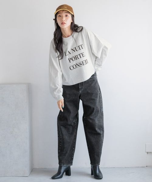 「LOWRYS FARM」 キャップ FREE ネイビー レディース_画像7