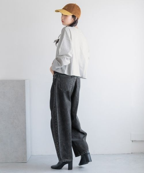 「LOWRYS FARM」 キャップ FREE ネイビー レディース_画像8