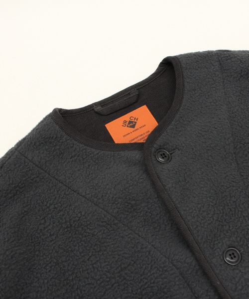 「URCH RNA」 ノーカラージャケット MEDIUM アイボリー レディース_画像5