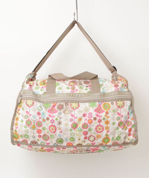LeSportsac（レスポートサック） 花柄ボストンバッグ - ベージュ