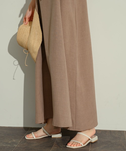 「NEUNA」 キャミソールワンピース SMALL ブラウン レディース_画像8