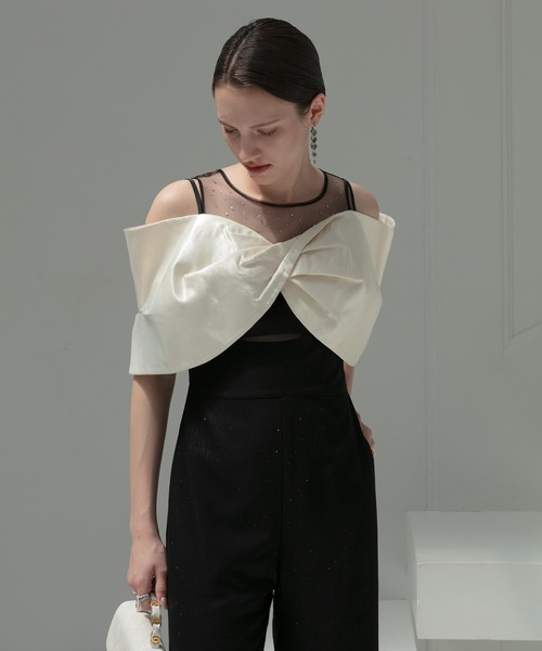 「Leja」 パンツドレス MEDIUM ブラック レディース